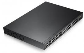 Zyxel GS1900-48HP Managed L2 Gigabit Ethernet (10/100/1000) Power over Ethernet (PoE) Zwart