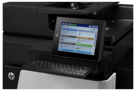 HP LaserJet Enterprise Flow MFP M830z, Printen, kopiëren, scannen, faxen, Invoer voor 200 vel; Printen via USB-poort aan voorzij