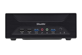 Shuttle XPC slim Barebone XH510G - S1200, Intel H510, 1xDP, 1xHDMI, 1x PCI-E 16X, 1x LAN, 1x 2.5\", 2x M.2, 24/7 permanent gebrui