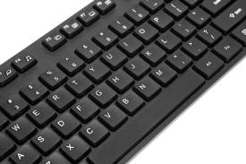 Targus BUS0423UK toetsenbord Inclusief muis USB QWERTY UK International Zwart