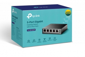 TP-Link TL-SG1005P netwerk-switch Unmanaged Gigabit Ethernet (10/100/1000) Power over Ethernet (PoE) Zwart