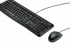 Logitech Desktop MK120 toetsenbord USB QWERTY UK International Zwart