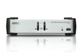 ATEN 2-poorts USB 3.0 DisplayPort KVMP™-switch (kabels meegeleverd)