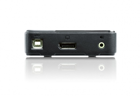 ATEN 2-poorts USB DisplayPort/Audio KVM-switch (4K-ondersteuning en kabels inbegrepen)