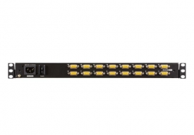 ATEN 16-poorts PS/2-USB VGA enkel spoor breedbeeld LCD KVM-schakelaar