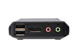 ATEN 2-Port USB-C DispllayPort hybride kabel KVM schakelaar