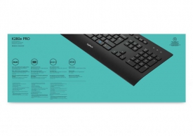 Logitech Keyboard K280e for Business toetsenbord USB QWERTY Engels Zwart