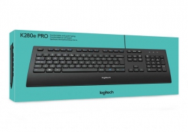 Logitech Keyboard K280e for Business toetsenbord USB QWERTY Engels Zwart