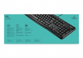 Logitech Keyboard K120 for Business toetsenbord USB QWERTY Engels Zwart