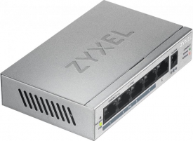 Zyxel GS1005HP Unmanaged Gigabit Ethernet (10/100/1000) Power over Ethernet (PoE) Zilver