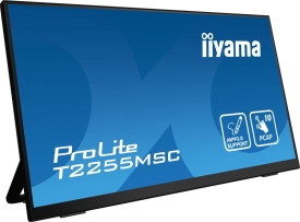 iiyama ProLite T2255MSC-B1 computer monitor 54,6 cm (21.5\") 1920 x 1080 Pixels Full HD LCD Touchscreen Zwart