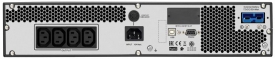 APC Easy-UPS On-Line 2000VA Noodstroomvoeding 4x C13, USB, Railkit, extendable runtime