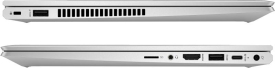 HP Pro x360 435 13.3 G10 Laptop 33,8 cm (13.3\") Touchscreen Full HD AMD Ryzen™ 7 7730U 16 GB DDR4-SDRAM 512 GB SSD Wi-Fi 6E (802