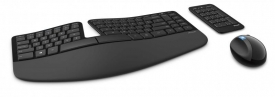 Microsoft Sculpt Ergonomic toetsenbord RF Draadloos QWERTY Zwart